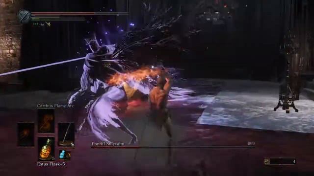 DARK SOULS™ III: Katana build Pontiff first try смотреть онлайн