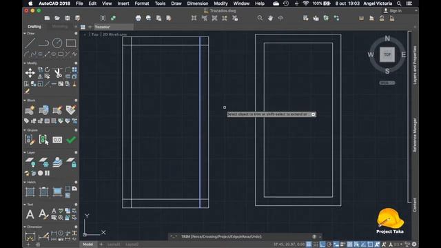 AutoCAD Mac Comandos de edición смотреть онлайн