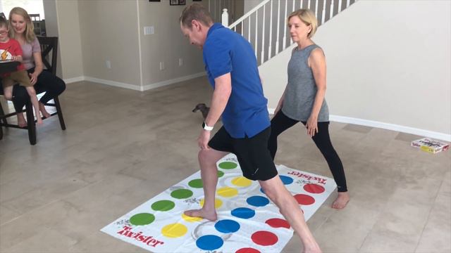 Family Twister Game Night!