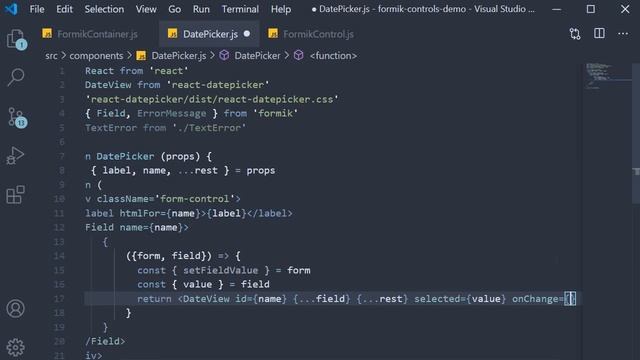 React Formik Tutorial - 38 - Date Picker смотреть онлайн