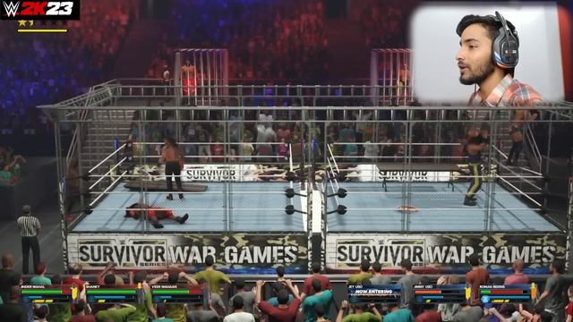 'The Bloodline & Indus Sher Ka Panga??' The Bloodline Vs Indus Sher Match 2023 WarGames смотреть онлайн