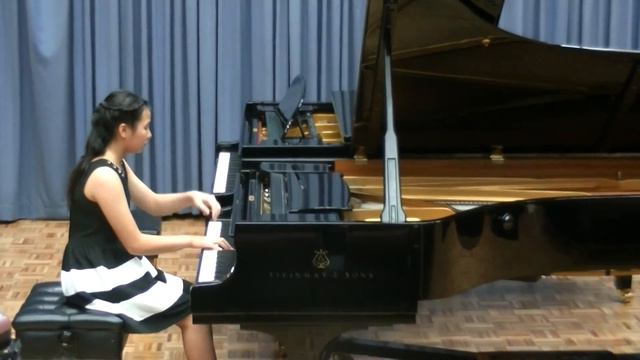 Nina Fan (13yrs) piano performed Rachmaninoff: Elegie Op.3 No.1 in E-flat minor смотреть онлайн