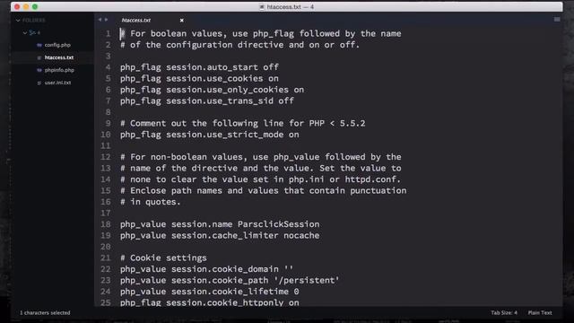 4- SESSION Configurations via htaccess and user ini смотреть онлайн