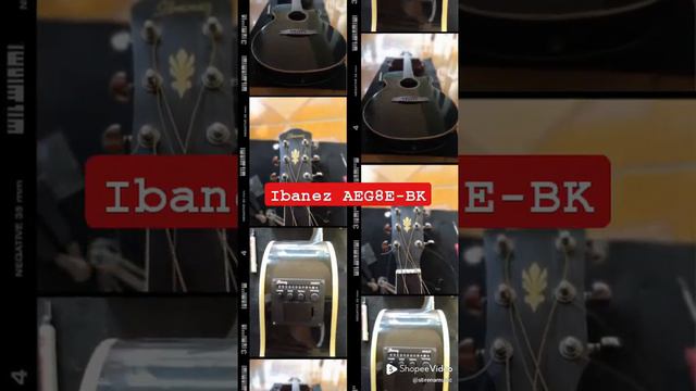STIRENA II PENAMPAKAN GITAR AKUSTIK ELEKTRIK IBANEZ AEG8E-BK смотреть онлайн