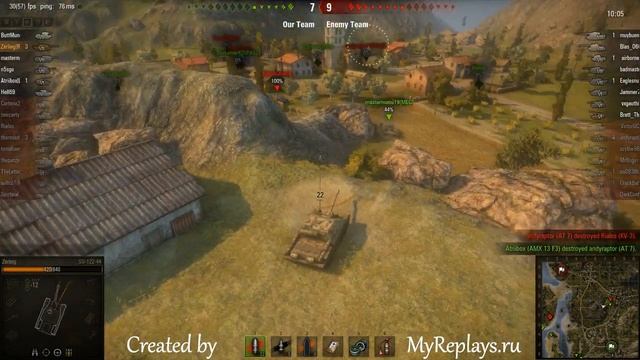 WOT: Hills - SU-122-44 смотреть онлайн