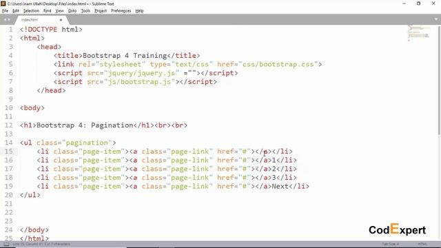 13 Pagination in Bootstrap 4 in Urdu/Hindi смотреть онлайн