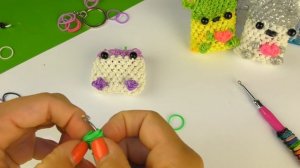 Мышонок-брелок Лумигуруми из резинок Как сплести Мышонка
