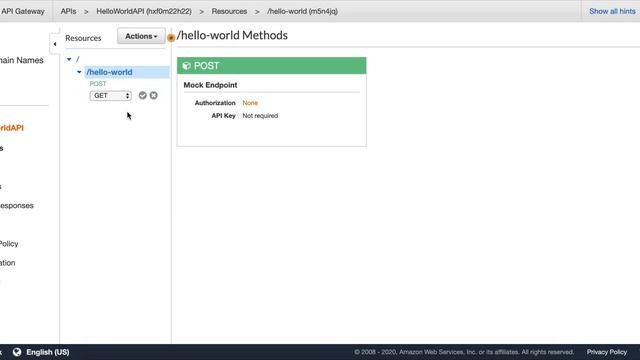 2. AWS API Gateway - REST API Lambda смотреть онлайн