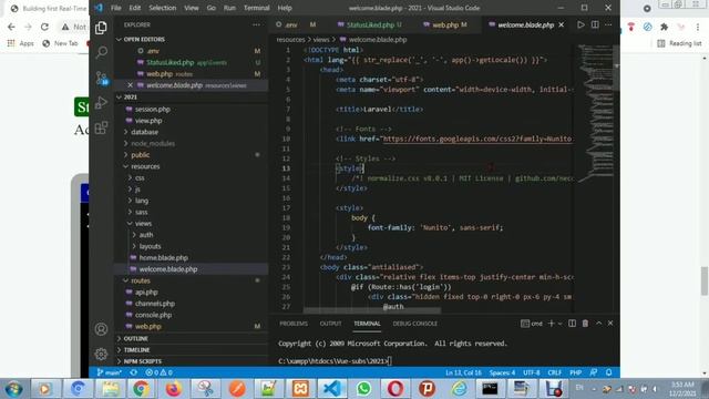 Building first Real-Time Laravel App with Pusher смотреть онлайн