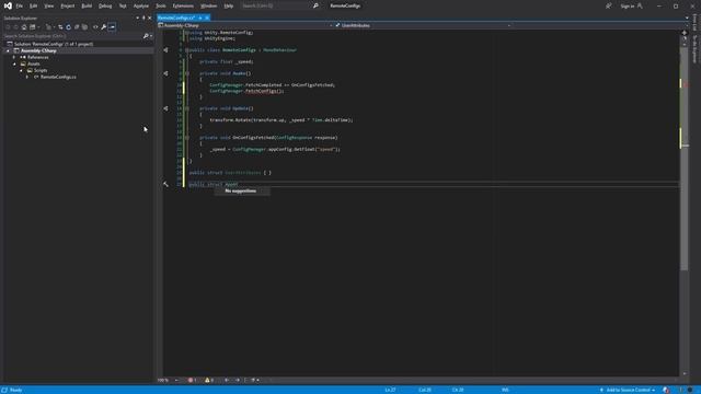 Unity Remote Configs смотреть онлайн