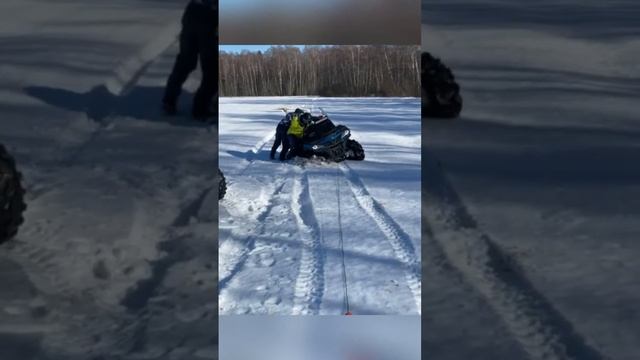 Утонули в снегу. Вороновский квадро клуб! смотреть онлайн