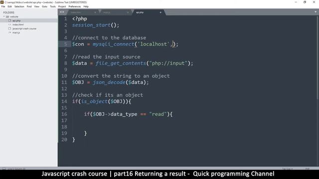 Javascript crash course | part16 Returning a result | Quick programming tutorial смотреть онлайн