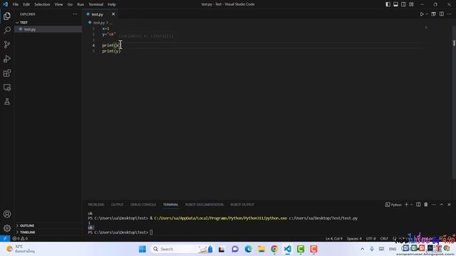 Python เบื้องต้น ตอนที่ 1 การใช้ Print และ if else смотреть онлайн