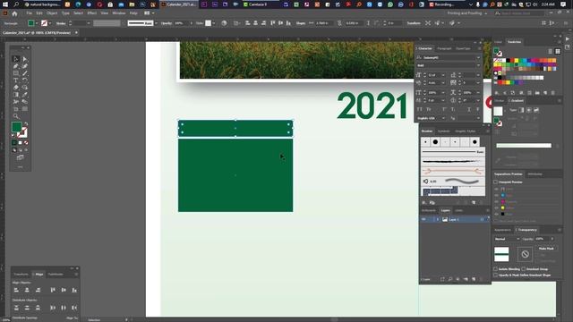 Calendar Design in Illustrator Bangla Tutorial ।Graphic Design in Illustrator Tutorial смотреть онлайн