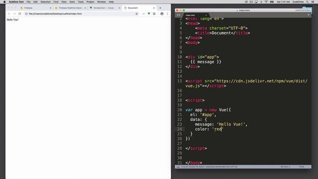 Using Firebase & Vue to create Interactive Prototypes, Part 2: Setup Vue смотреть онлайн