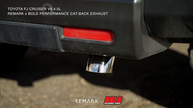 REMARK x BOLD PERFORMANCE - Toyota FJ Cruiser V6 4.0L Axle-Back Hi-Tuck Turndown Exhaust смотреть онлайн