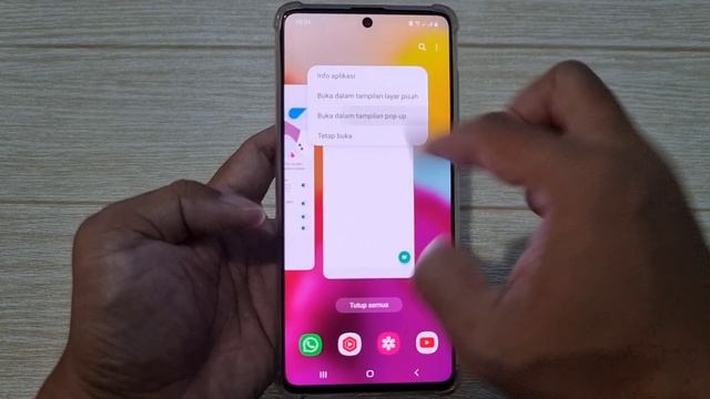 Cara Buka Whatsapp Sambil Bermain Game Di HP Samsung смотреть онлайн