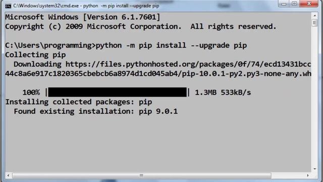 How To Upgrade Python Pip on Windows смотреть онлайн