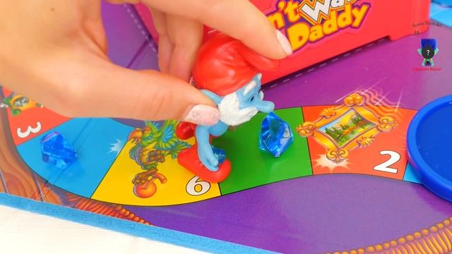 Gargamel Dont Wake Daddy Game w Smurfs Brainy, Papa Smurf, Clumsy, Smurfette! Learn Colors & Number смотреть онлайн