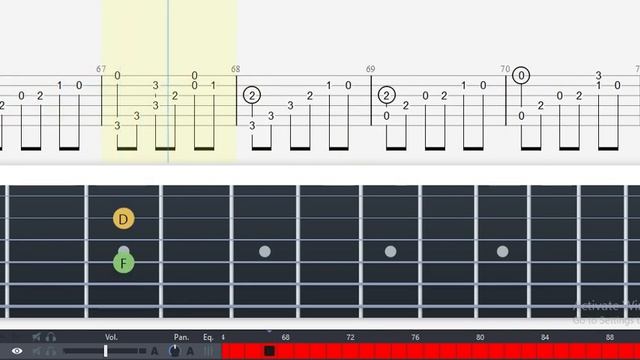 Guitar Tab - City Ruins (NieR: Automata) OST Fingerstyle Tutorial Sheet Lesson #Anp