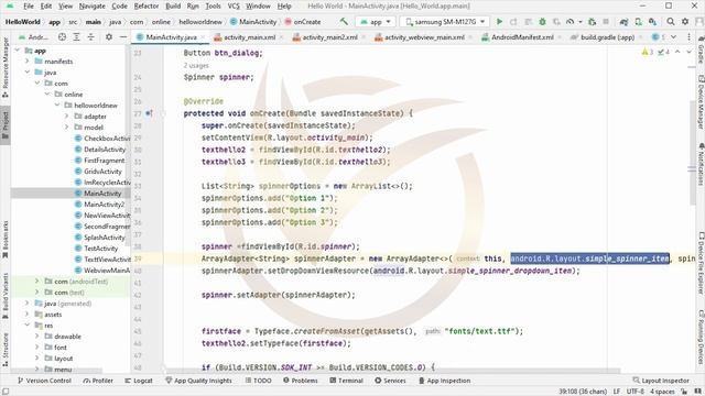 Android Studio Tutorial: How To Create An Android Spinner | #learnvibes #androiddevelopment смотреть онлайн