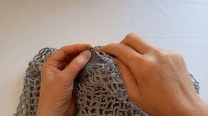 Авоська крючком. МАСТЕР-КЛАСС. Часть 1_Вяжем основу