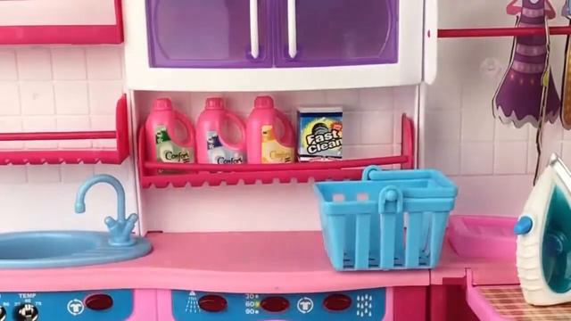 Washing machines unboxing and review Pink Toy Unboxing Washing machine Toy with light and sound смотреть онлайн