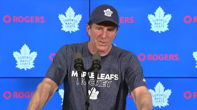 Maple Leafs Morning Skate: Mike Babcock - February 20, 2018 смотреть онлайн