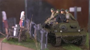 Читинец создает военные диорамы на столе