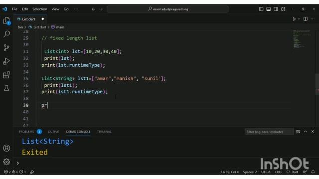 How to create fixed length List or growable List || fixed length List or growable List kese banaye смотреть онлайн