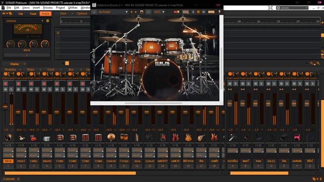 #กระถินคืนถิ่น#แสดงสด#Projects Sonar Addictive Drums 2 смотреть онлайн