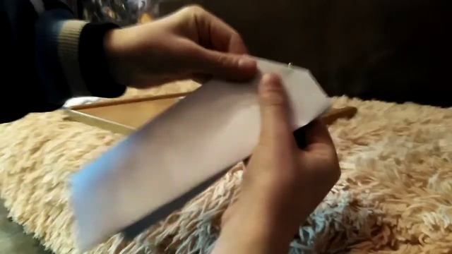 Как сделать ножик и чехол для него из бумаги. Бумажный ножик. смотреть онлайн