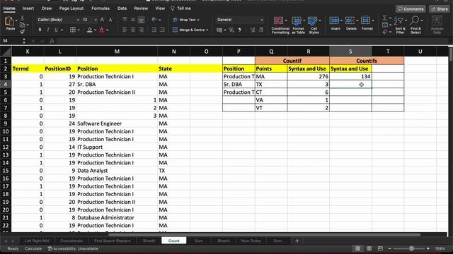 Using the COUNTIFs Function in Microsoft Excel to Count Cells that Meet a Specific Condition смотреть онлайн