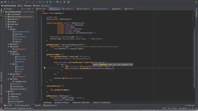 İonic Dersleri 12 Sunucudan aldığımız verileri sqlite içine kaydetme işlemleri смотреть онлайн