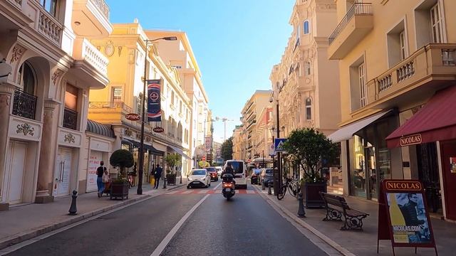 DRIVING MONACO, Principality Of Monaco, FRENCH RIVIERA I 4K 60fps