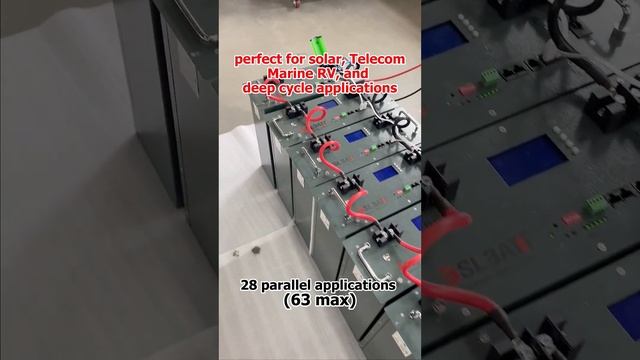 BSLBATT 28 Groups (maximum 63 Groups) 48V 100AH LiFePO4 Parallel Test