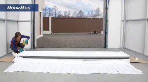 Легкий монтаж cекционны ворот Doorhan RSD 01 LUX