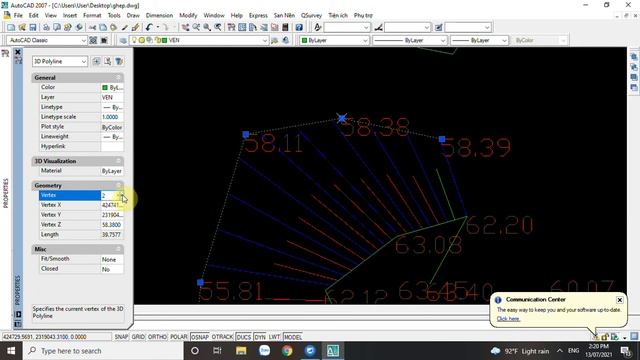 ? CHUYỂN 2D POLYLINE SANG 3D VÀ NGƯỢC LẠI смотреть онлайн