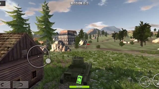World War Tank Battle Royale Game play Android смотреть онлайн