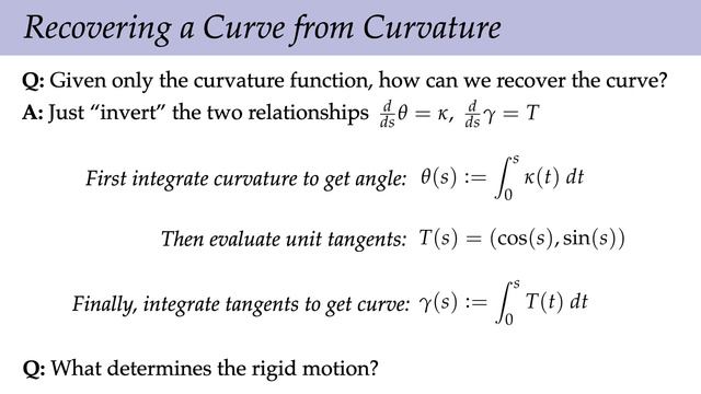 Lecture 10： Smooth Curves (Discrete Differential Geometry) смотреть онлайн