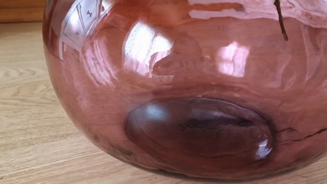 Стеклянная ваза АНИТА, прозрачная, тёмно-розовая, 33х33 см 1051930 смотреть онлайн