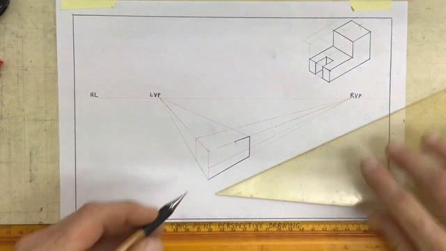 Two point perspective drawing Gr8 смотреть онлайн