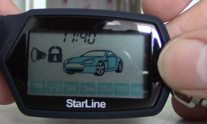 Брелок Starline старлайн, настройка функций брелка. Настройка времени. смотреть онлайн