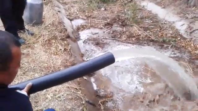ОсОО "А-Курал" . Выход воды от водяного насоса Гидротаран Рогозина на высоту 18 метров. смотреть онлайн