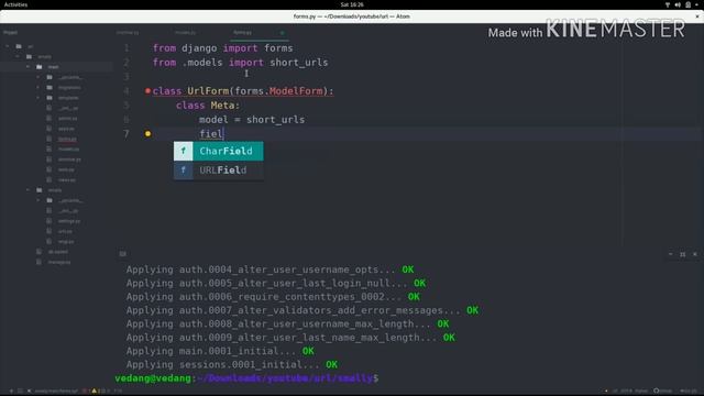 How to make an URL Shortner | Django Project смотреть онлайн