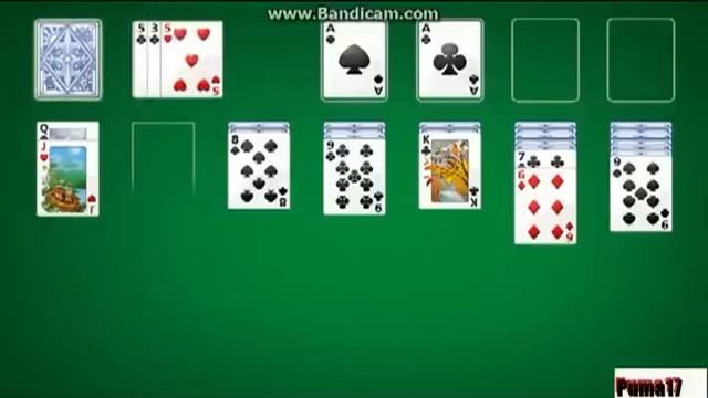 Обзор игры Косынка с Puma17 смотреть онлайн