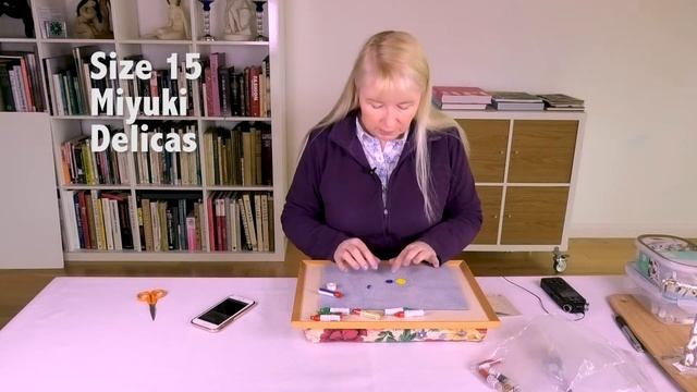 What difference does a bead make? Miyuki Delica, Seed and Toho Aiko beaded circles compared.