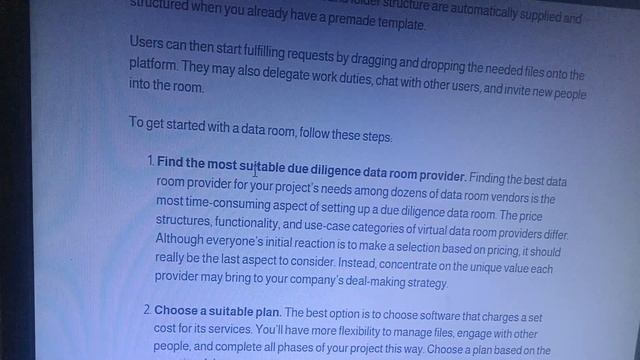 How to use a due diligence data room best sharefile box смотреть онлайн