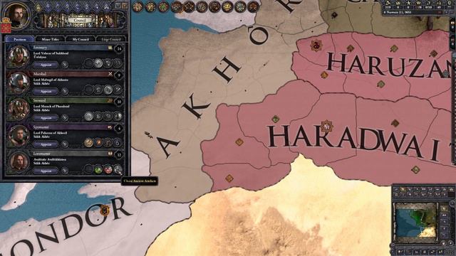 Mini-campaign as Akhôr Part 1- Crusader Kings 2 - Middle Earth Project смотреть онлайн