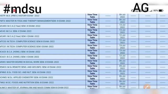 MDSU PG Exam Date 2022 | MA, MSc, MCOM Time table 2022 maharishi Dayanand Saraswati University смотреть онлайн